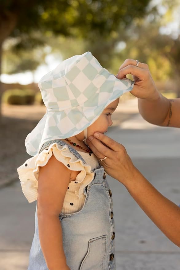 Tiny Twinkle Sun Protection Baby Flap Hat with UPF 50+ Sun Protection for Baby and Toddler Boys and Girls