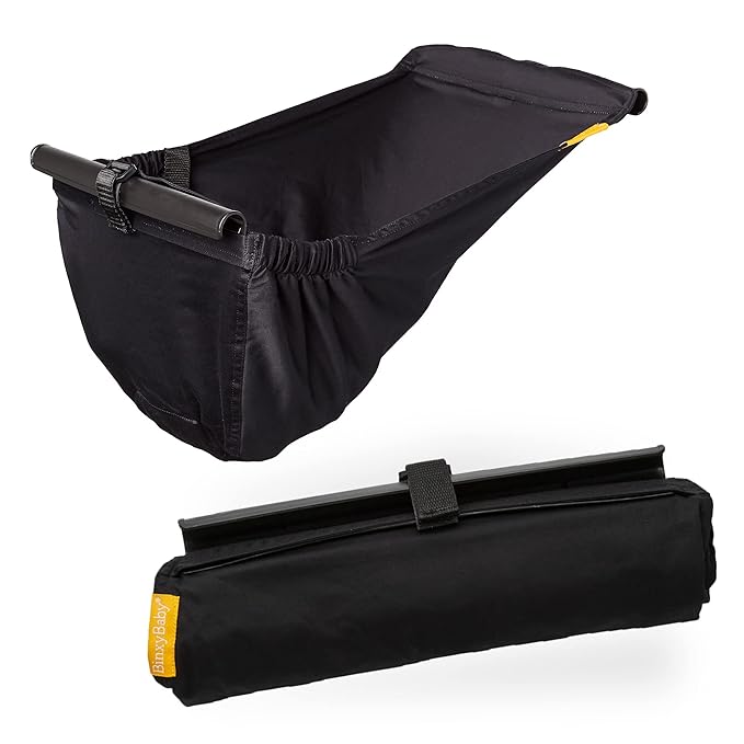 Shopping Cart Hammock – Infant Seat for Grocery Carts – Holds Car Seats Securely – Compatible with Select 4-Seater Wagons (20–24” Wide) – Supports Up to 50 lbs – Black