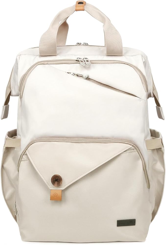 Hap Tim Baby Diaper Bag for Boys Girls, Large Backpack Diaper Bags with Double Compartments, Baby Registry Search Shower Gifts Stuff Newborn Must Haves(7340-KK)