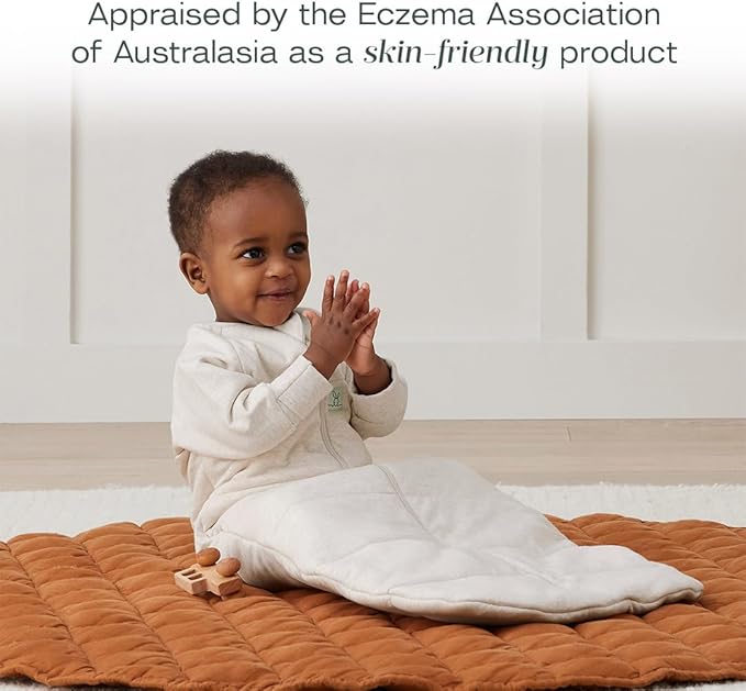 ergoPouch 3.5 Tog Jersey Sleeping Bag – Arms-Out Baby Sleep Sack – Soft, Breathable & Comfortable (3-12 Months, Oatmeal Marle)