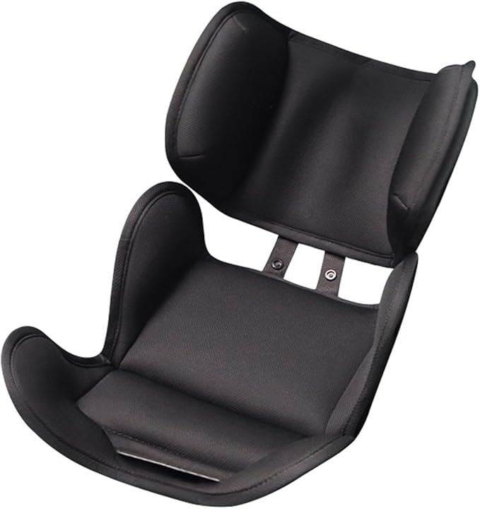 PandaEar Universal Stroller Pad, Breathable & Adjustable Car Seat Liner, Non-Slip Infant Pushchair Pad for Fits Strollers, Car Seat (Black)