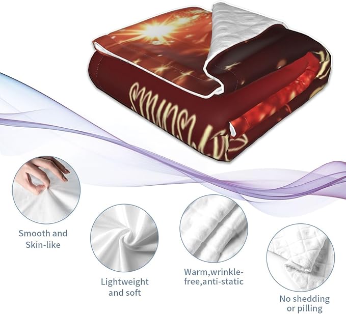 Baby Blanket Red Pine Tree Christmas Pattern for Boy Girl Newborn 30x40 Inch Toddler Infant Nursery Throw Blankets Double Layer Comfy Soft Plush Stroller Crib Quilt