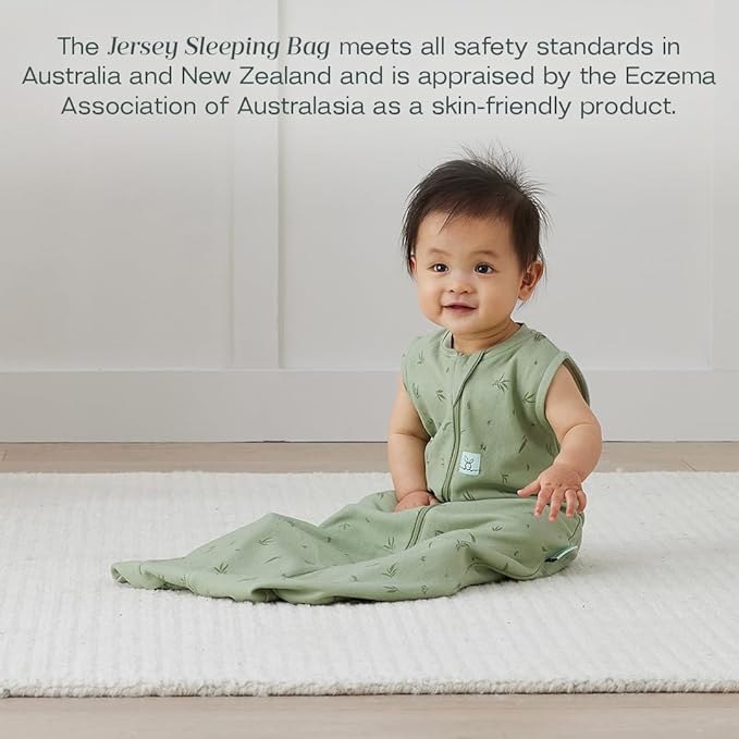 ergoPouch 1.0 Tog Jersey Sleeping Bag – Arms-Out Baby Sleep Sack – Soft, Breathable & Comfortable (8-24 Months, Willow)