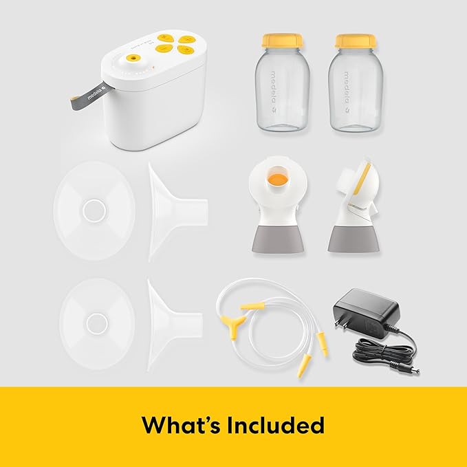 New 2nd Gen Medela Pump in Style Pro Breast Pump, Clinically Proven Hospital-Efficiency, Compact Portable Double Electric Pump with Bottles and PersonalFit Plus Breast Shields