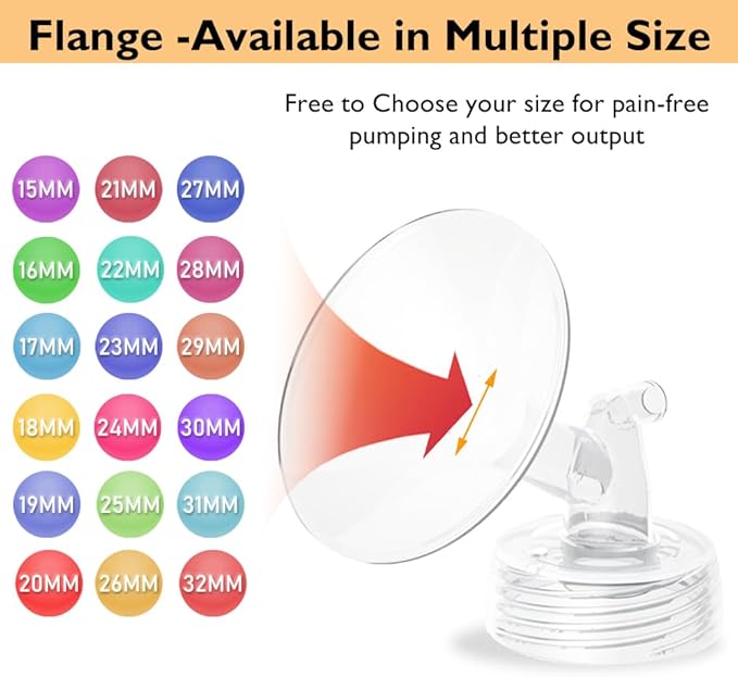 22mm Flange and Duckbill Valve Compatible with Spectra S1 Spectra S2 Spectra9 Plus Synergy Gold Breast Pump, Spectra Pump Parts S2 Parts S2 Accessories Replacement