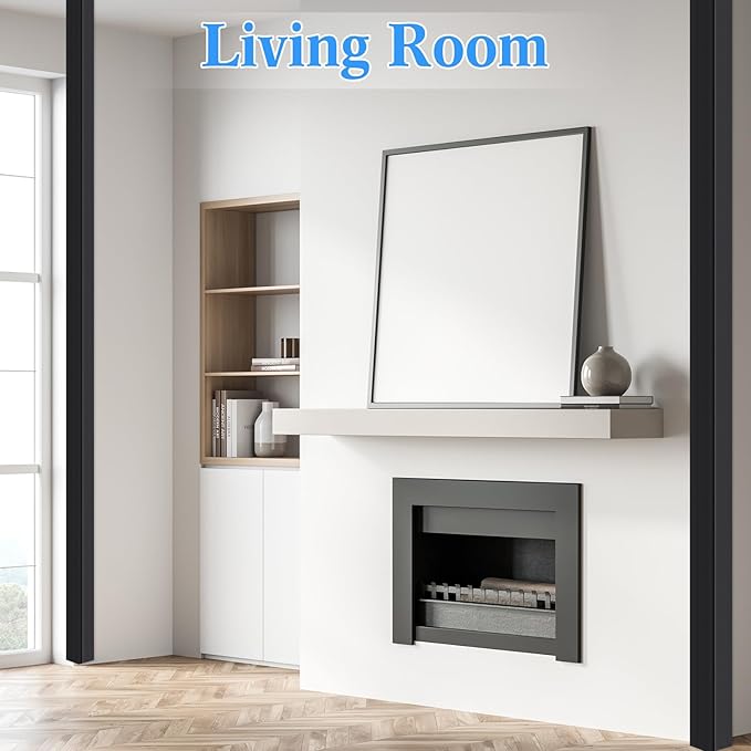 Sasylvia 10 Pcs Wall Corner Protector Guards, Vinyl 1 x 48 Inch Corner Trim Molding, Avoid Scratching Scuffs, Ease Install and Cleaning for Door Countertop Furniture Cabinet Protection, Black