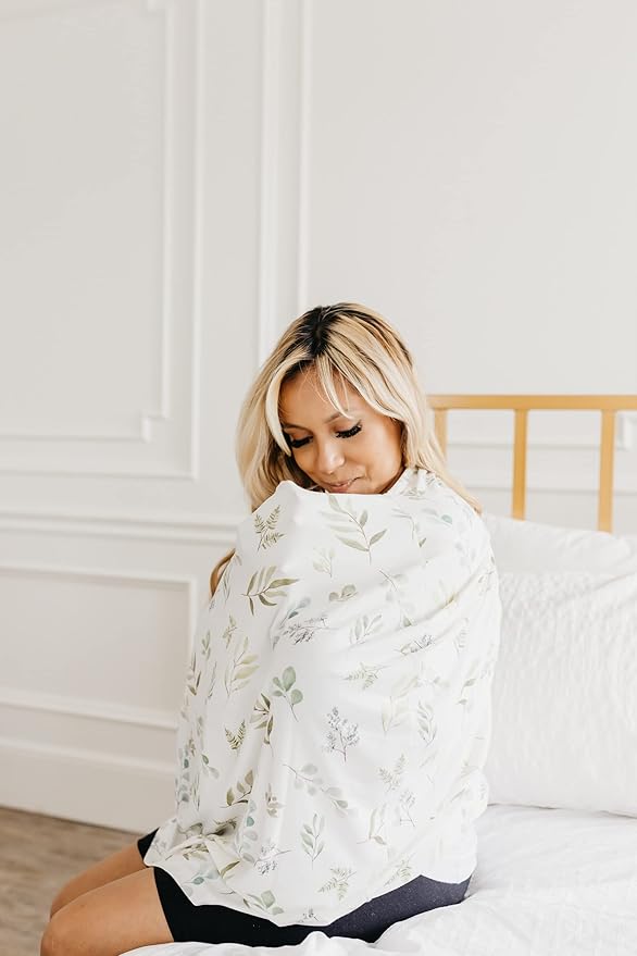 Copper Pearl Multi-Use Cover: Car Seat Covers, Nursing Cover, and Stroller Cover for Sun - Stretchy Fabric, All-Season Use, Stylish Designs, Easy Access for Moms - Haven