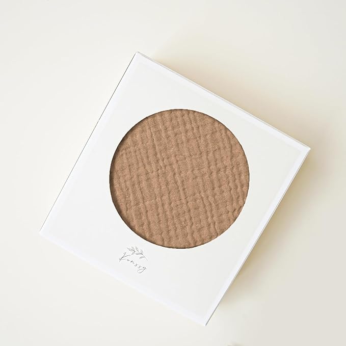 Konssy Muslin Nursing Pillow Covers, 100% Cotton Soft & Adorable Covers for Breastfeeding Pillows, Slipcovers for Newborn Baby Boys & Girls