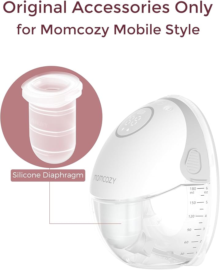 Momcozy Mobile Style | M6 Diaphragm, Original Mobile Style | M6 Breast Pump Replacement Accessories, 2PCS