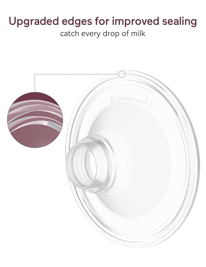 Momcozy Original S9 Pro/S12 Pro Replacement Accessories, Only Compatible with Momcozy S9 Pro/S12 Pro Breast Pump NOT for S9/S12(24mm Single-Sealed Flange,1 Pack)