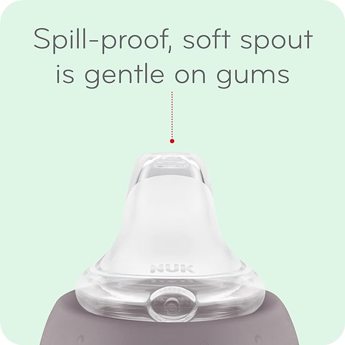 NUK Active Sippy Cup, 10 oz, 2 Pack, 12+ Months, Timeless Collection, Amazon Exclusive