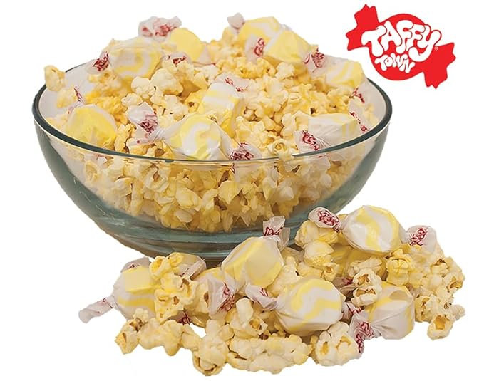 Taffy Town Saltwater Taffy, Buttered Popcorn, 2.5Lb