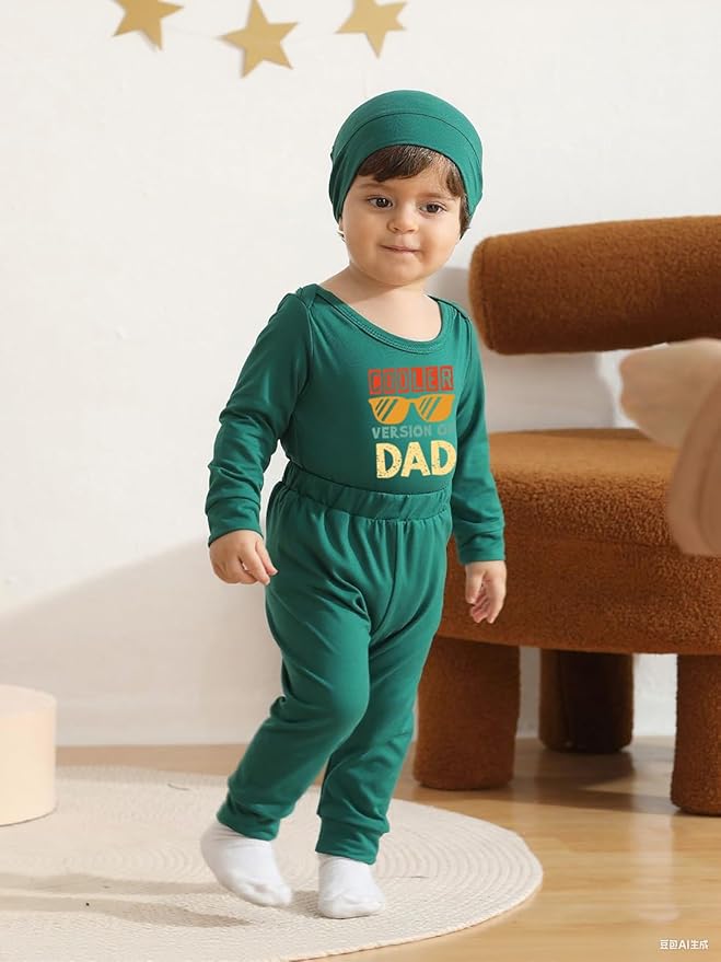 NZRVAWS Newborn Baby Boy Clothes Outfits Letter Prined Romper Pants Set Infant Baby Boy Clothing 0 3 6 9 12 18 Months