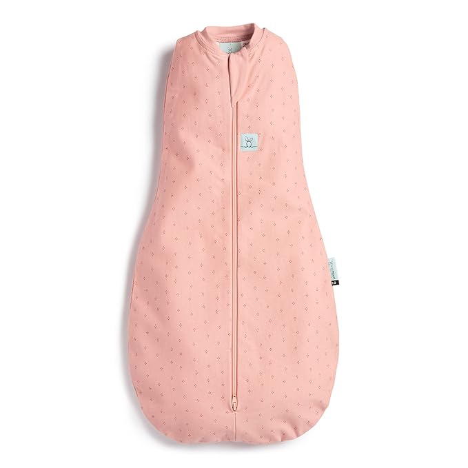 ergoPouch Cocoon Swaddle Sack 0.2 TOG - Baby Sleep Sack, Gentle Snug Fit Helps Calm Startle Reflex, Ideal for Arms In/Out Sleeping, Soft Breathable Fabric for Better Sleep (6-12 Months, Berries)