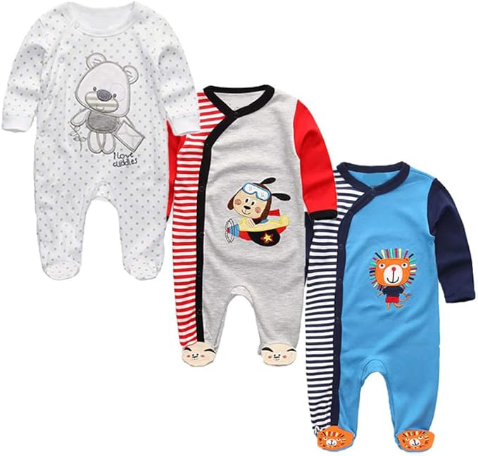 Baby and Toddler Footed One-Piece Romper Jumpsuit Cotton Baby Clothes Play Infant Girls Boys Newborn Outfits