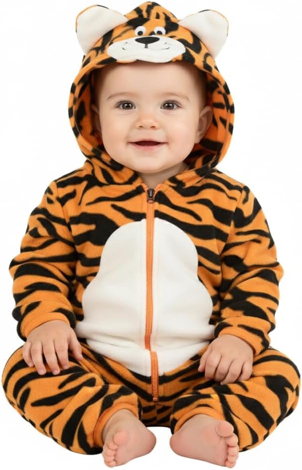 Cuddle Club Fleece Baby Bunting Bodysuit with Hood, Convertible Mittens & Booties, Car Seat Friendly, Soft & Warm, Easy Zip