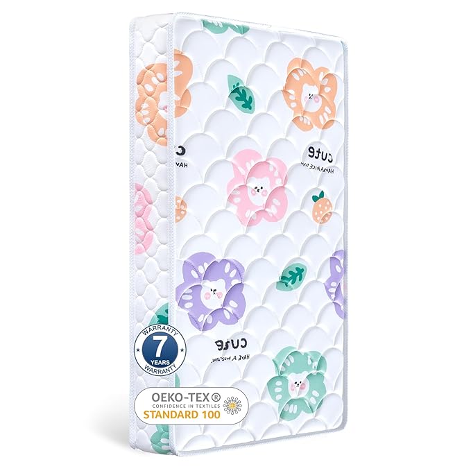 Crib and Toddler Mattress - 52" x 27.6" x 5" - Breathable - Firm - Dual Sided Standard Size Baby Mattress for Crib - Premium Foam Baby Crib Mattress - Toddler Mattress for Toddler Bed…