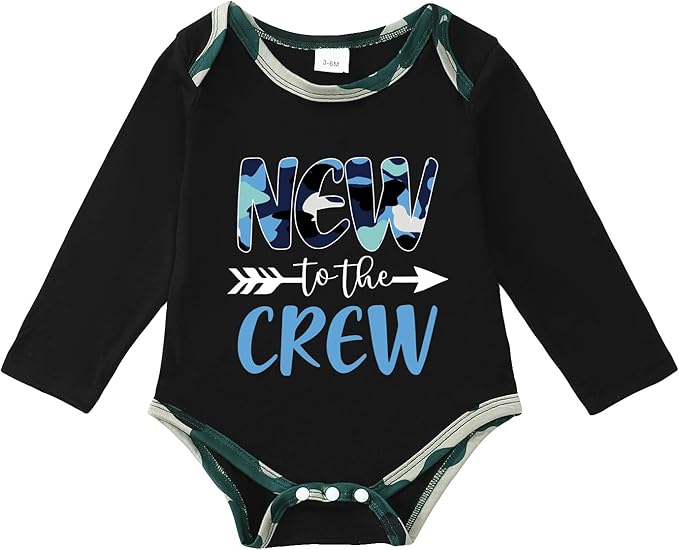 NZRVAWS Newborn Baby Boy Clothes Outfits Letter Prined Romper Pants Set Infant Baby Boy Clothing 0 3 6 9 12 18 Months