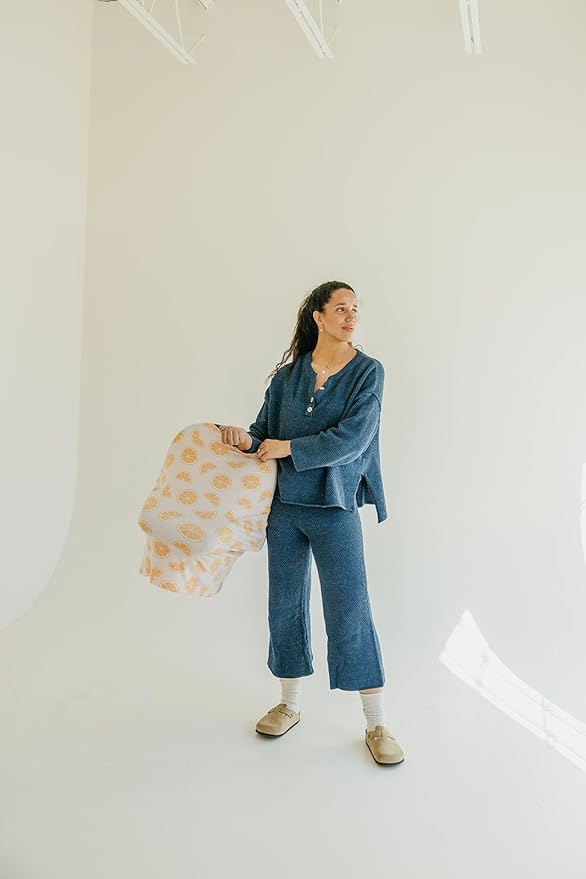 Copper Pearl Multi-Use Cover: Car Seat Covers, Nursing Cover, and Stroller Cover for Sun - Stretchy Fabric, All-Season Use, Stylish Designs, Easy Access for Moms - Cutie