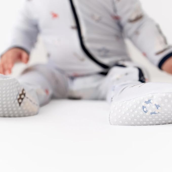 Bamboo Little Soft Baby Footie Pajamas, Baby Clothes, Newborn Sleepers, 95% Viscose and 5% Spandex, 0-24 Months