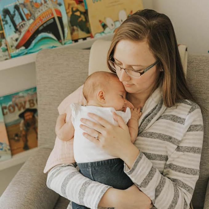 Little Unicorn Ultra-Absorbent Premium Burp Cloth 2 Pack | Soft on Baby's Skin | Larger Size | Ergonomic Design | Set of 2 (Light Pink)