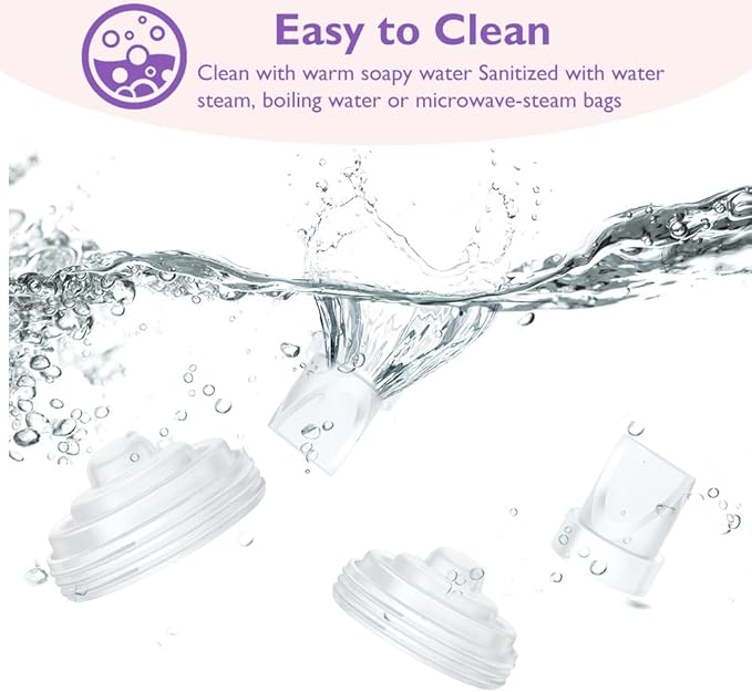 8Pcs Duckbill Valves and 4Pcs Diaphragm Compatible with Momcozy M5 Breast Pump, Breast Pump Replacement Accessories for M5 Momcozy, M5 Breast Pump Replacement Accessories