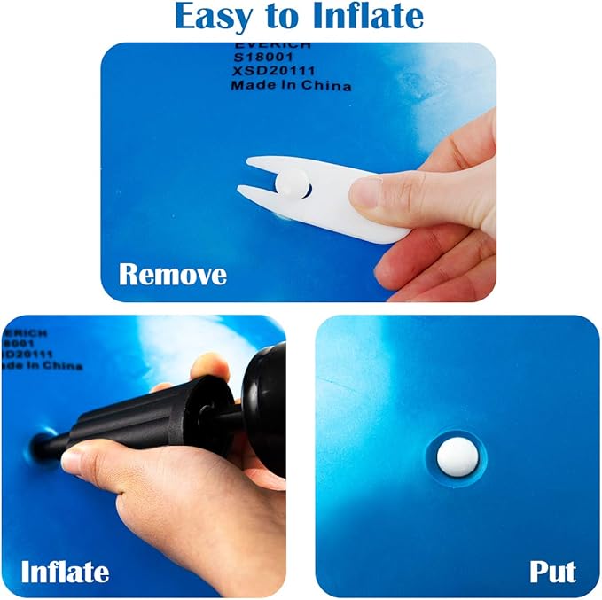 EVERICH TOY Hopper Ball, Bouncing Ball with Handle, 20 Inches Jumping Hoppity Hop Toys, Sit and Bounce on Toys for Boys and Girls Gifts