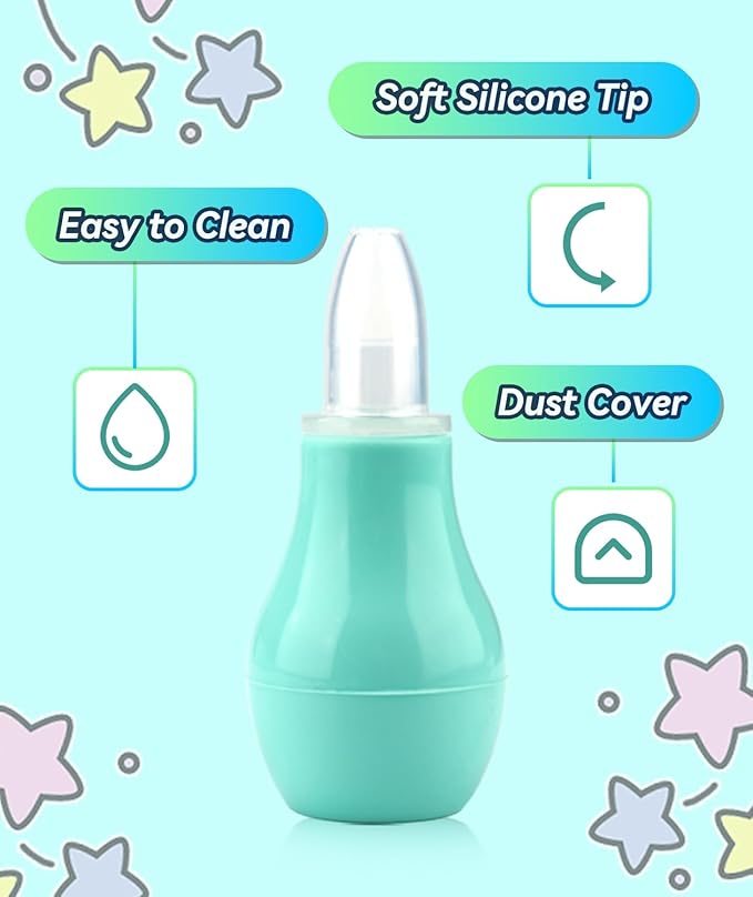 Baby Healthcare and Grooming Kit, 14 in 1 Baby Safety Set Newborn Nursery Health Care Set with Hair Brush Scale Nail Clippers for Baby Girls Boys(14 Kits Green)