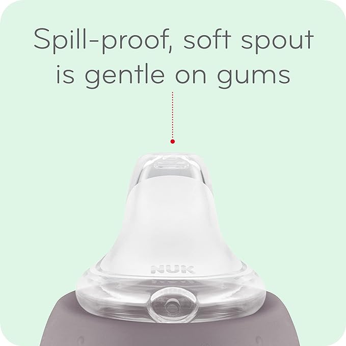 NUK Elmo Active Cup, 10oz, 2 Pack – BPA Free, Spill Proof Sippy Cup