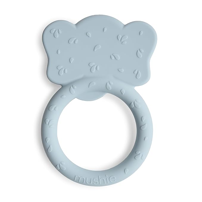 mushie Silicone Baby Teether Toy | Elephant