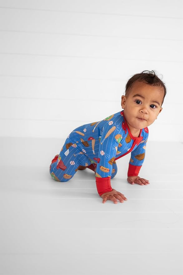 Little Sleepies Pajamas for Baby Boys & Girls, Viscose from Bamboo Baby Pajamas, Preemie & Newborn Sleepers, 2-Way Zipper PJs