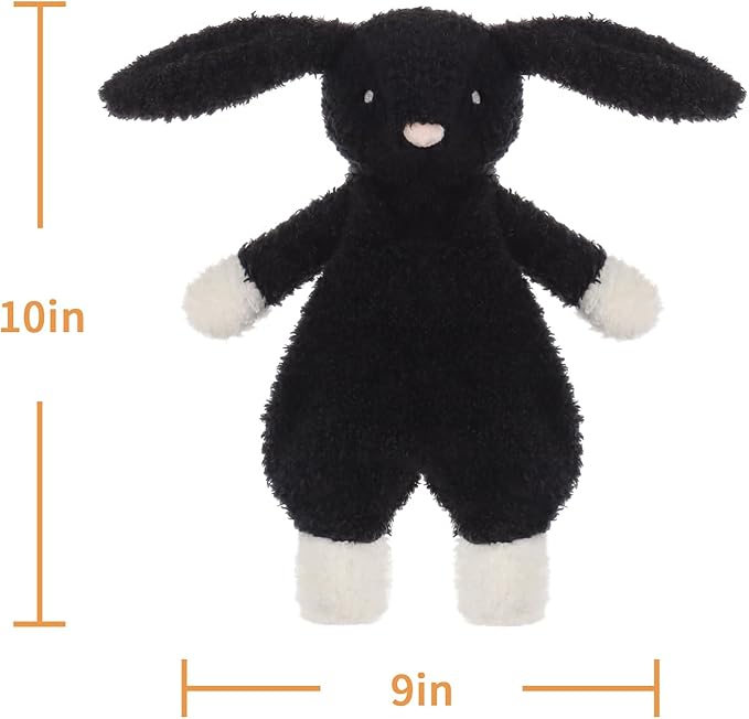 Apricot Lamb Bunny Snuggler Blanket Soft Loveys for Babies, Security Blanket for Baby Boy and Girl, Inches for Infant and Toddlers