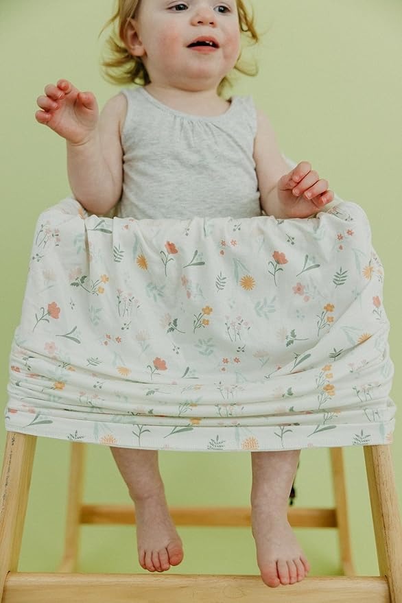 Copper Pearl Multi-Use Cover: Car Seat Covers, Nursing Cover, and Stroller Cover for Sun - Stretchy Fabric, All-Season Use, Stylish Designs, Easy Access for Moms - Mabel