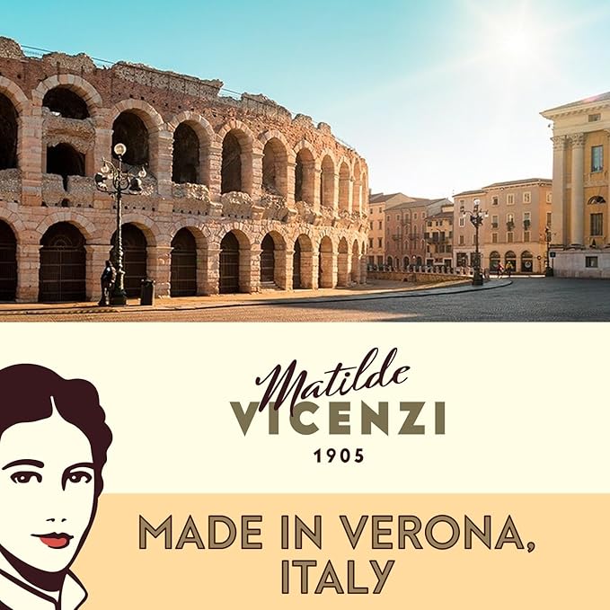 Pasticceria Matilde Vicenzi 5 O'Clock Tea Time Cookie Assortment Gift Tin - Butter Pastries, Chocolate & Vanilla Filled Gourmet Cookies - Bakery Snacks Made in Italy for Father's Day - 13.23oz (375g)