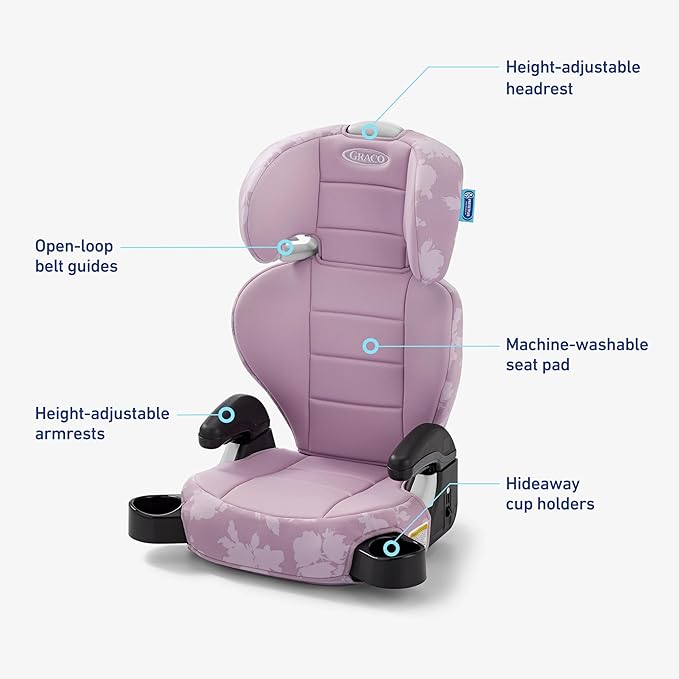 Graco TurboBooster 2.0 Highback Booster Seat, Lilac Mod