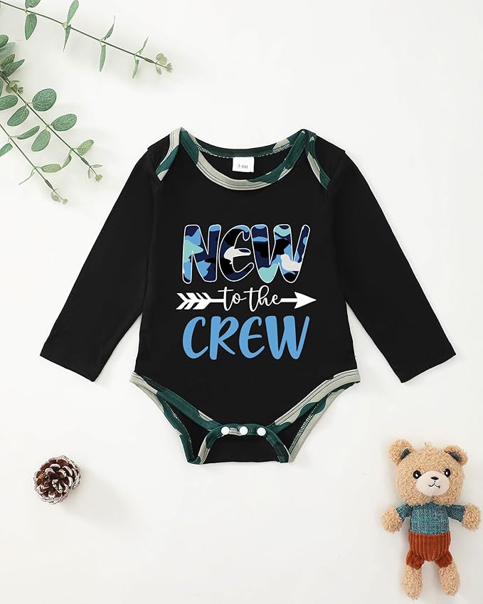 NZRVAWS Newborn Baby Boy Clothes Outfits Letter Prined Romper Pants Set Infant Baby Boy Clothing 0 3 6 9 12 18 Months