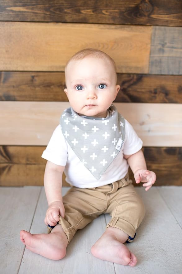 Copper Pearl 6 Pack Soft Cotton Baby Bibs for Drooling and Teething, Absorbent Drool Bibs for Baby Boy, Adjustable to Fit Newborns to Toddlers, Tons of Styles (Rider Set)