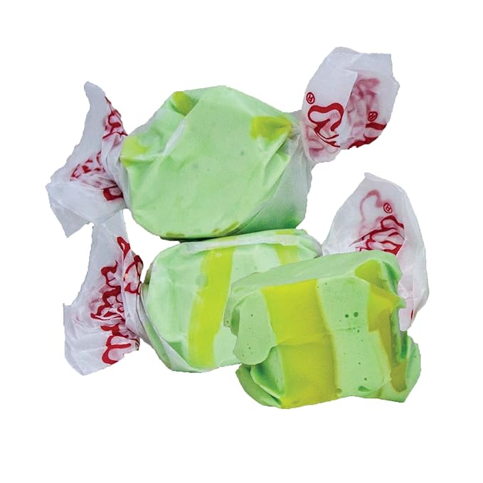 Taffy Town Saltwater Taffy- Golden Pear | Gourmet Taffy| Nougat-Style Candy| Soft & Delicious| Sumer Snack Treats| Party Good Candies| 2.5lbs