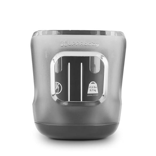 UPPAbaby Cup Holder for Vista, Cruz, Minu Strollers - Quick, Intuitive Attachment + Removal - Securely Holds Various Size Beverages - BPA Free + Dishwasher Safe - Folds Attached