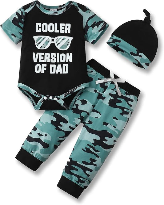 NZRVAWS Newborn Baby Boy Clothes Outfits Letter Prined Romper Pants Set Infant Baby Boy Clothing 0 3 6 9 12 18 Months