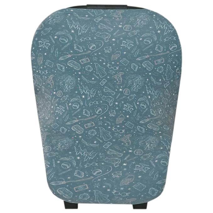 Copper Pearl Multi-Use Cover: Car Seat Covers, Nursing Cover, and Stroller Cover for Sun - Stretchy Fabric, All-Season Use, Stylish Designs, Easy Access for Moms - Hogwarts™