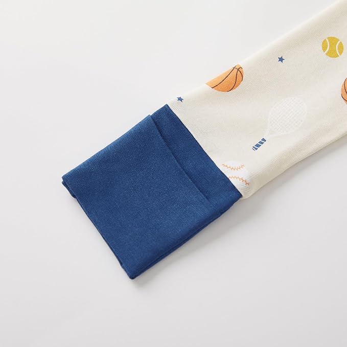 pureborn Baby Boys Girls Sleeper Snug Fit Viscose from Bamboo Pajamas 0-24 Months