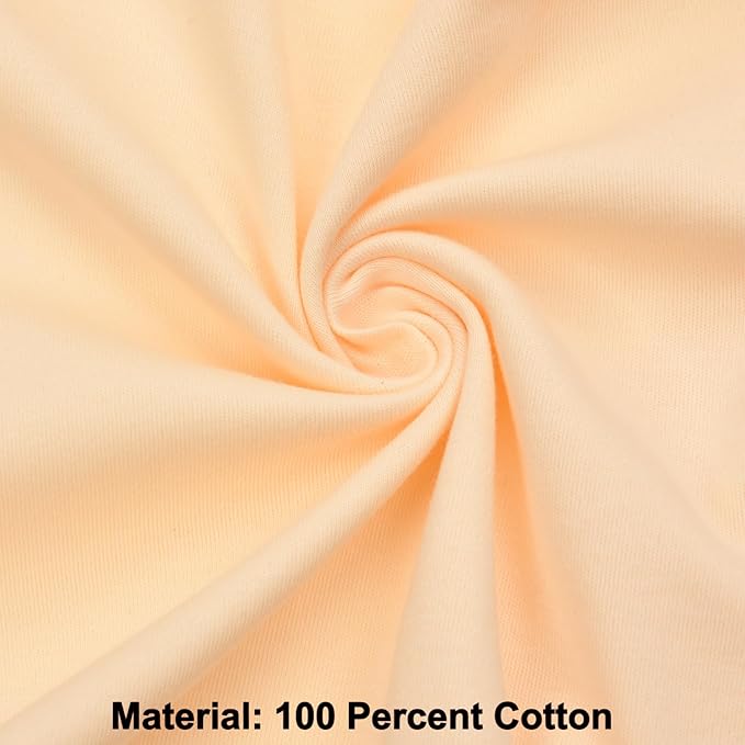 Aablexema Baby Cotton Fooltess Pajamas with Mitten, 3-pack Infant Romper Zip Up One Piece Jumpsuits Outfit