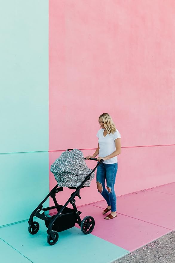 Gemini Multi-Use Cover: Car Seat, Nursing & Stroller Cover - Stretchy Fabric, All-Season, Stylish Designs