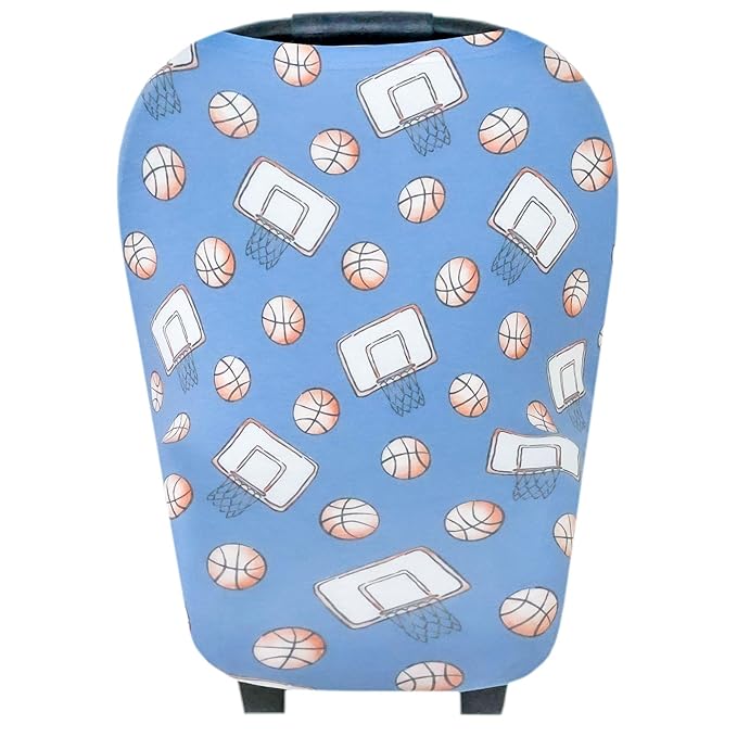 Copper Pearl Multi-Use Cover: Car Seat Covers, Nursing Cover, and Stroller Cover for Sun - Stretchy Fabric, All-Season Use, Stylish Designs, Easy Access for Moms - Dunk