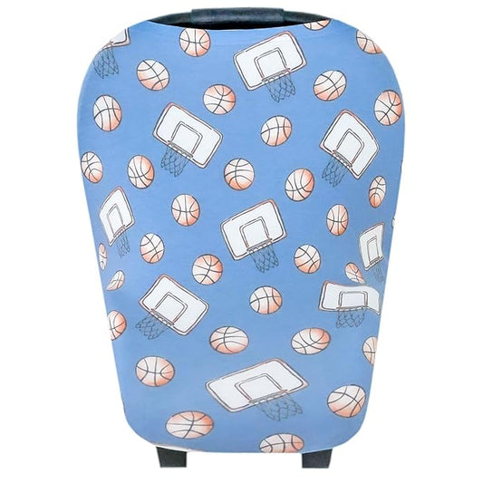 Copper Pearl Multi-Use Cover: Car Seat Covers, Nursing Cover, and Stroller Cover for Sun - Stretchy Fabric, All-Season Use, Stylish Designs, Easy Access for Moms - Dunk