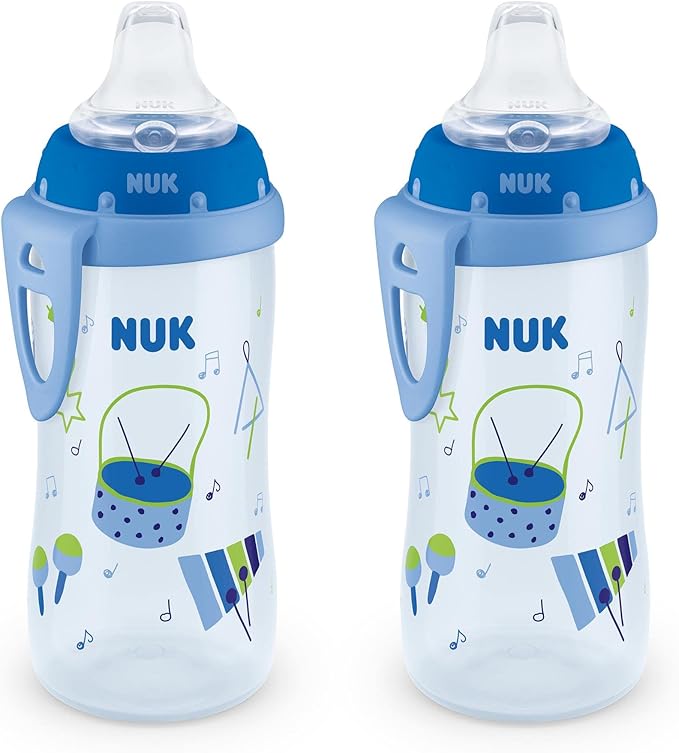 NUK Active Sippy Cup 10 oz 2 Pack 8+ Months Blue