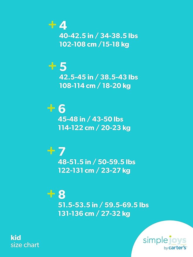 Simple Joys by Carter's Kids' 3-Pack Snug Fit Footless Cotton Pajamas