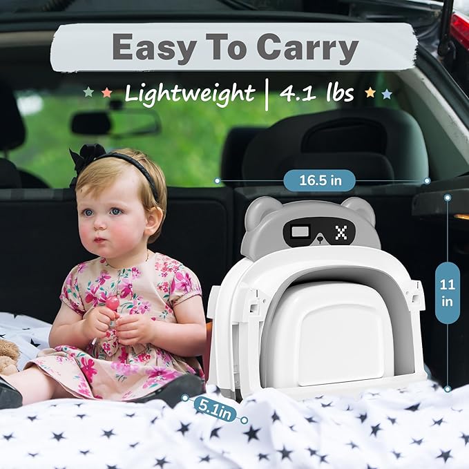 AVIDOR Baby Bathtub,Collapsible Bathtub for Newborn to Toddler,Durable Essential Infant Bath Tub,Portable Travel Baby Tub with Soft Cushion,No-Slip Hanging and Detachable(Grey)