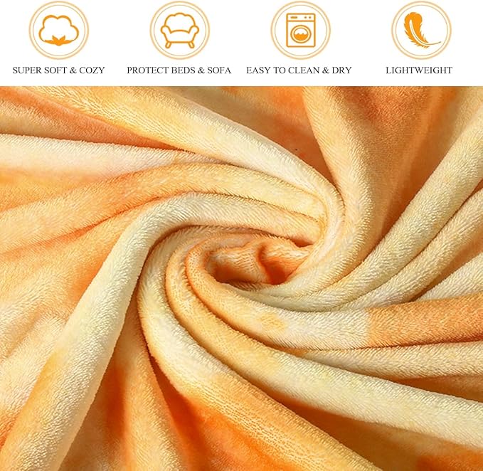 Waffle Blanket Baby for Boys Girls, Funny, Soft Flannel Swaddle for Birthday Gifts, Food Blanket for Newborn (36 inch, Yellow)